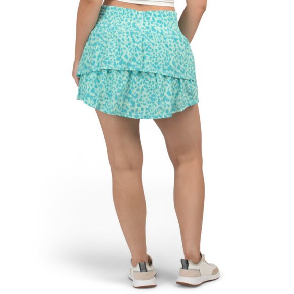 THE BUBBLE Rainbow Upf Animal Printed Ruffle Skirt - Picture 2 of 2